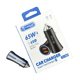 شارژر فندکی فست شارژ تریکت مدل TC-1024 توان 65 وات