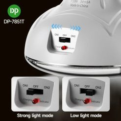 لامپ شارژی باپنل خورشیدی DP مدل DP-7851T