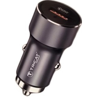 شارژر فندکی فست شارژ 65 وات تریکت TRICAT TC-1023