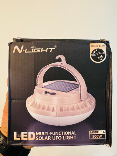 چراغ شارژی 800w با پنل خورشیدی مدل F6
