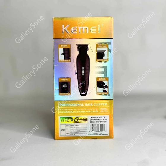 ماشین اصلاح کیمی مدل KM-2293 با تکنولوژی برش مستقیم و ضد آب