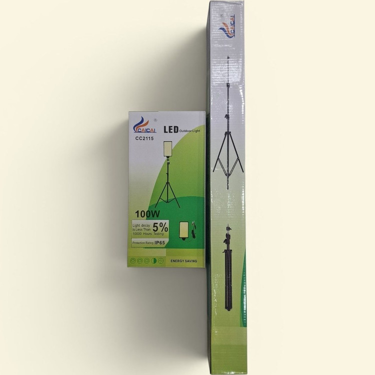 چراغ کمپینگ سه پایه ۱۰۰ وات COB محافظدار