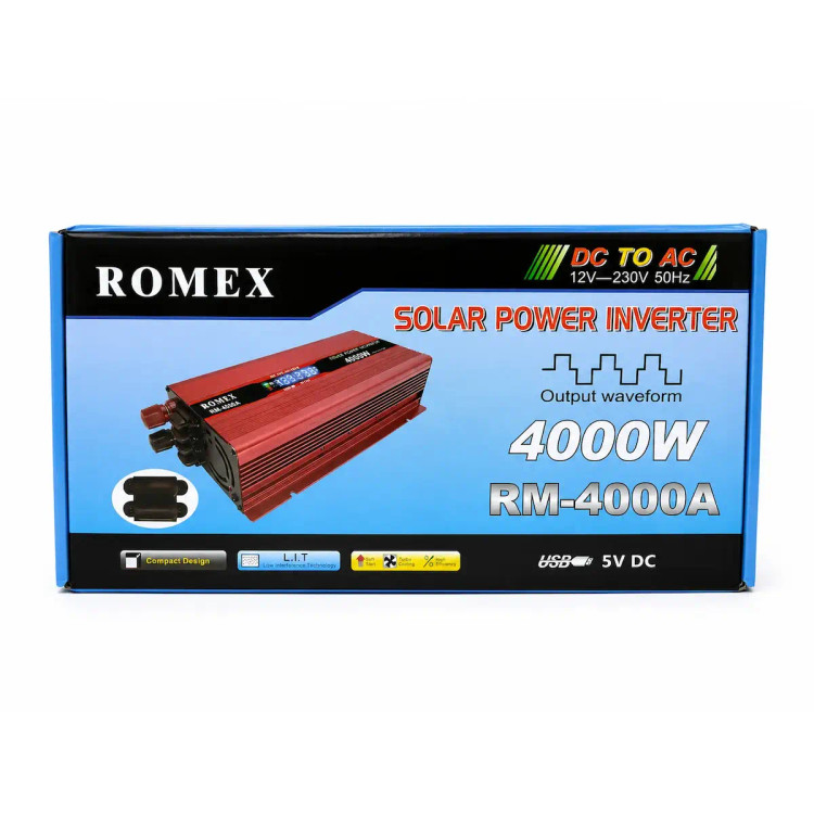اینورتر 4000 وات 12 به 220 ولت رومکس مدل RM-4000A