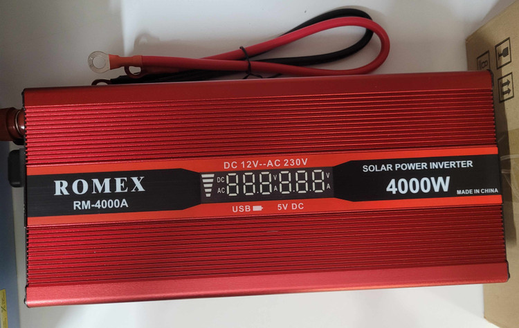 اینورتر 4000 وات 12 به 220 ولت رومکس مدل RM-4000A